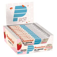 40% Crisp protein bar 40g PowerBar (pack of 12) | Strawberry White Chocolate
