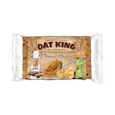 Barre de flocons d'avoine 95g Oat King (lot de 10) | Beurre de Cacahuètes