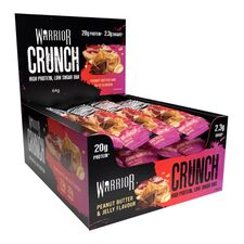Crunch Bar 64g Warrior Riegel (Packung mit 12 Stück) |