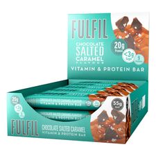 Vitamin &amp; Protein Bar 55g Fulfil (set of 15) | Salted Caramel