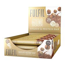 Vitamin & Protein Bar 55g Fulfil (lot de 15) | Noisette