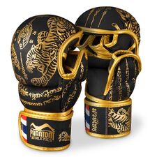 Muay Thai MMA sparring gloves, Size: S/M, Colour: Schwarz