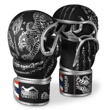 Gants de sparring MMA Muay Thai, Taille: S/M, Couleur: Noir