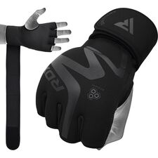 Grappling Glove Neoprene T15 Matte Black-XL, Size: XL, Colour: Schwarz