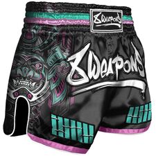 8 WEAPONS Muay Thai Shorts - Samurai 2.0 cyber S, Size: S, Colour: Schwarz