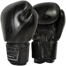 8 WEAPONS Boxing Gloves - Shift black-matt 10 Oz, Colour: Schwarz, OZ: 10oz