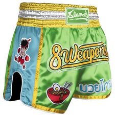 8 WEAPONS Muay Thai Shorts - Yummy green XL, Size: XL, Colour: Green