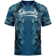 8 WEAPONS Functional T-Shirt, Hit 2.0, navy-black, M, Size: M, Colour: Blue