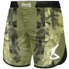 8 WEAPONS Fight Shorts, Hit 2.0, olive-black, S, Size: S, Colour: Khaki