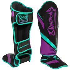 8 WEAPONS Shin Guards - Shift cyber S, Size: S, Colour: Violett