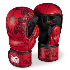 Gants de sparring MMA  Muay Thai, Taille: L/XL, Couleur: Rouge