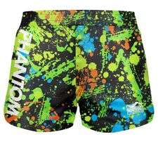 Fightshorts FUSION Splatter /Neon, Size: L, Colour: Green