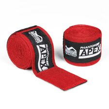 Bandes de boxe Apex, Couleur: Rouge, Longueur: 2.5m