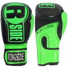 Ringside Apex Bag Gloves, Colour: Green, OZ: 14oz