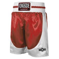 Ringside Pro-Style Boxing Trunks, Size: XL, Colour: Rot
