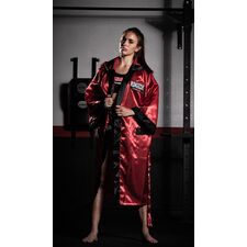 Cape de boxeur Ringside Combat Corner, Taille: XL, Couleur: Rouge