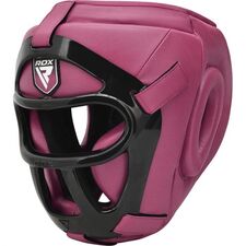 Head Guard Grill T1 Full Pink-XL, Colour: Pink, Size: XL