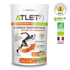 Organic Energy Drink 450g Atlet | Naranja