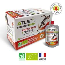 Organic energy compotes 100g Atlet (set of 18) | Apricot