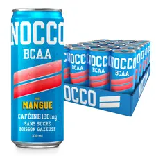 BCAA 330ml Nocco (lot de 24) | Mangue