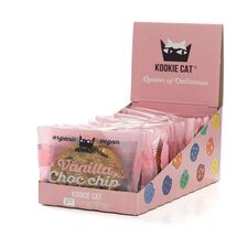 Organic protein cookie 50g Kookie Cat (pack of 12) | Chocolate Nuggets