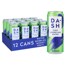 Flavored sparkling water 330ml Dash (set of 12) | Lime