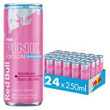 Red Bull Energy Drink Pink Edition SugarFree 250ml (pack of 24)