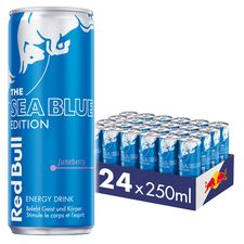 Red Bull Energy Drink Sea Blue Edition 250ml (Packung zu 24)