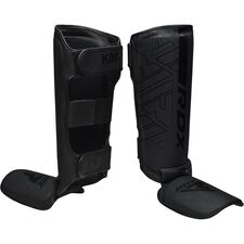 Shin Instep F6 Matte Black-M, Size: M, Colour: Schwarz