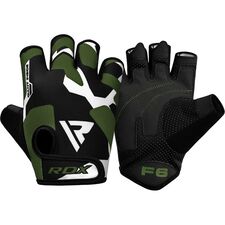 Gym Gloves Sumblimation F6 Black/Green-L, Size: L, Colour: Green