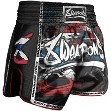 Shorts de Muay Thaï - Cut like a blade black 2.0, Taille: S, Couleur: Noir