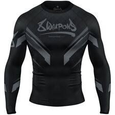 8 WEAPONS Rashguard Long Sleeve - Shift black-matt M, Size: M, Colour: Schwarz
