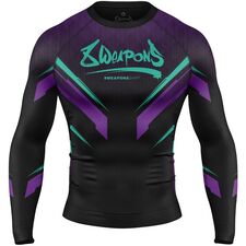 8 WEAPONS Rashguard, L/S, Shift, cyber, L, Size: L, Colour: Schwarz