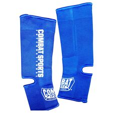 Combat Sports Muay Thai MMA Ankle Support Wraps, Taille: Taille unique, Couleur: Bleu