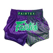 Muay Thai Shorts Fairtex Racer, Size: S, Colour: Violett