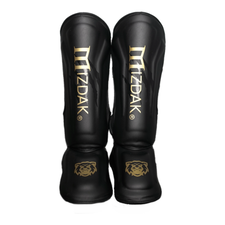 Shin guards, Size: XL, Colour: Schwarz