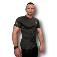 Stretch T-shirt, Size: M, Colour: Schwarz