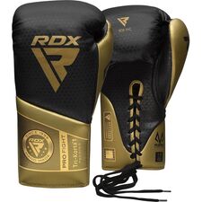 RDX K1 Mark Pro Fight Boxing Gloves, Colour: Gold, OZ: 10oz