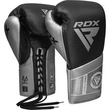 RDX K2 Mark Pro Fight Boxing Gloves, Colour: Silber, OZ: 8oz