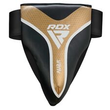 RDX Groin Guard Aura Plus T-17 Black/Golden-L+, Size: L, Colour: Gold