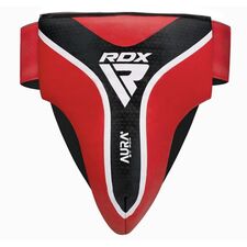 RDX Groin Guard Aura Plus T-17 Red/Black-M+, Size: M, Colour: Rot
