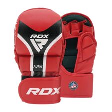 Gants de MMA Shooter Aura Plus T-17, Taille: M, Couleur: Rouge