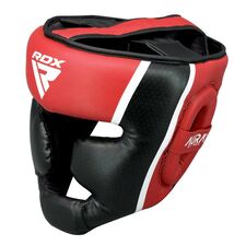 RDX Head Guard Aura Plus T-17 Red/Black-L, Size: L, Colour: Rot