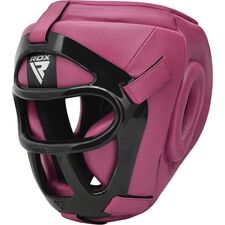 Head Guard Grill T1 Full Pink-XL, Colour: Pink, Size: XL