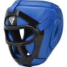 Head Guard Grill T1 Full Blue-XL, Colour: Blue, Size: XL