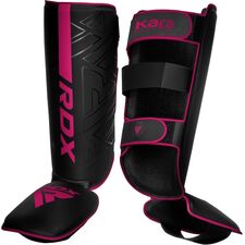 Shin Instep F6 Matte Pink-L, Size: L, Colour: Schwarz