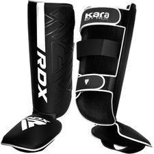 Shin Instep F6 Matte White-M, Size: M, Colour: Schwarz