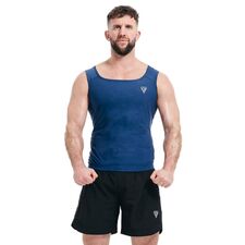 Veste de Sudation Homme Pour la Perte de Poids, Taille: L, Couleur: Bleu