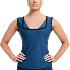 Veste de Sudation Femme Pour la Perte de Poids, Taille: L, Couleur: Bleu