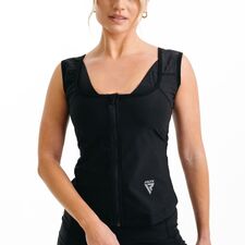 RDX Women's Sweat Jacket For Weight Loss, Size: L, Colour: Schwarz